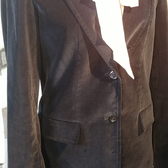 Vtg Black Velvet Blazer - Picture 3 of 9